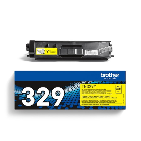 Brother TN-329Y - Cartouche de toner originale – Jaune