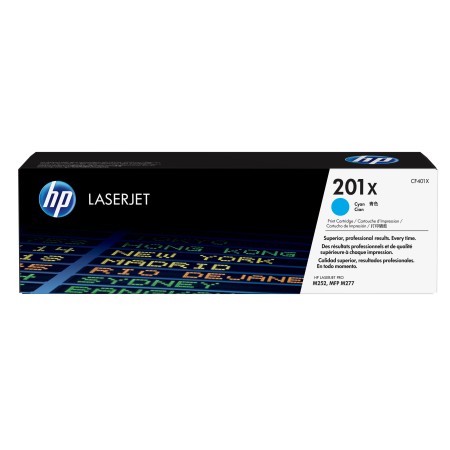 HP 201X toner LaserJet Cyan grande capacité authentique