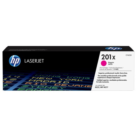 HP 201X toner LaserJet Magenta grande capacité authentique