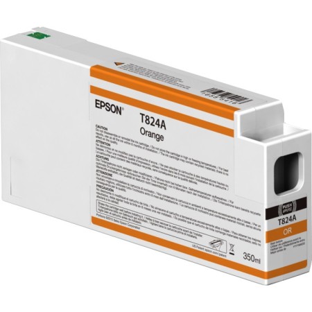 Epson Singlepack Orange T824A00 UltraChrome HDX 350ml