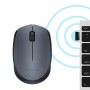 Logitech M170 Grey-K souris Ambidextre RF sans fil Optique 1000 DPI