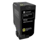 Lexmark 84C2HYE Cartouche de toner 1 pièce(s) Original Jaune