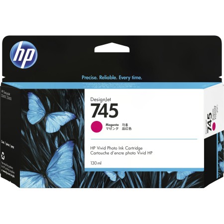 HP Cartouche d’encre DesignJet 745 magenta, 130 ml