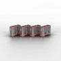 Lindy 40460 bloqueur de port USB Type-A Rose Acrylonitrile-Butadiène-Styrène (ABS) 10 pièce(s)