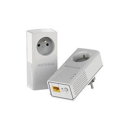 NETGEAR PLP1000-100FRS Adaptateur réseau CPL 1000 Mbit s Ethernet LAN Blanc 2 pièce(s)