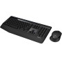 Logitech Wireless Combo MK345 clavier Souris incluse USB Français Noir