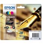 Epson Pen and crossword Multipack "Stylo à plume" 16XL - Encre DURABrite Ultra N,C,M,J