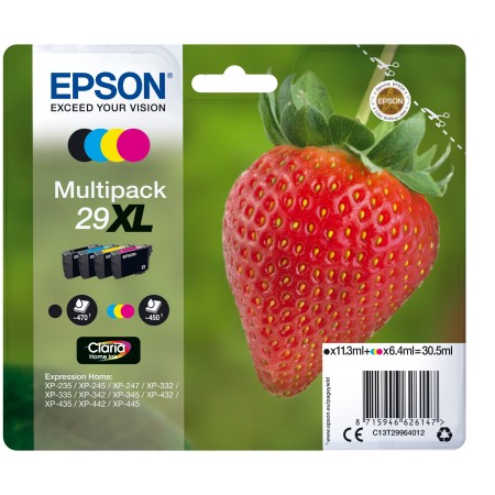 Epson Strawberry Multipack "Fraise" 29XL - Encre Claria Home N,C,M,J