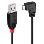 Lindy 31975 câble USB 0,5 m USB 2.0 USB A Micro-USB B Noir