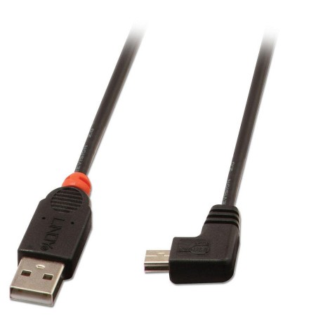 Lindy 31971 câble USB 1 m USB 2.0 USB A Mini-USB B Noir