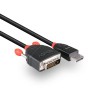 Lindy 41493 câble vidéo et adaptateur 5 m DVI-D DisplayPort Noir