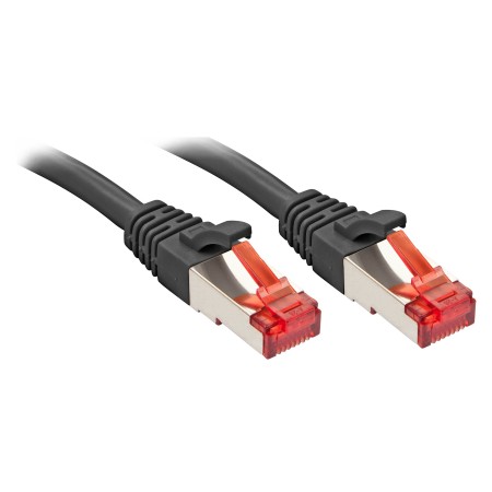 Lindy RJ-45 Cat.6 S FTP 30m câble de réseau Noir Cat6 S FTP (S-STP)