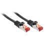 Lindy Cat.6 S FTP 3m câble de réseau Noir Cat6 S FTP (S-STP)