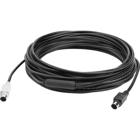 Logitech GROUP 10m Extender Cable câble PS 2 6-p Mini-DIN Noir