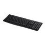 Logitech Wireless Keyboard K270 clavier RF sans fil QWERTY Anglais britannique Noir