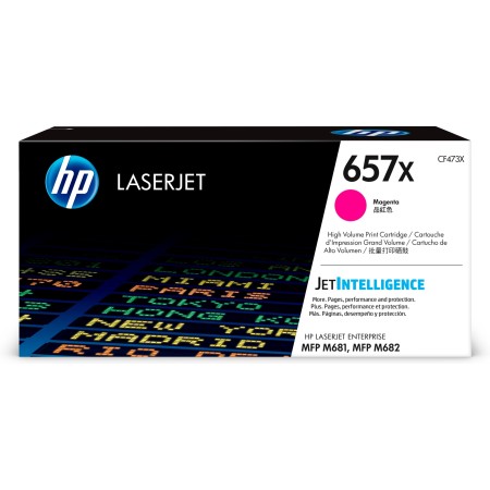 HP Cartouche de toner magenta 657X LaserJet grande capacité authentique