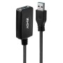 Lindy 43155 câble USB 5 m USB 3.2 Gen 1 (3.1 Gen 1) USB A Noir