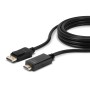 Lindy 36920 câble vidéo et adaptateur 0,5 m DisplayPort HDMI Type A (Standard) Noir