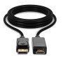 Lindy 36923 câble vidéo et adaptateur 3 m DisplayPort HDMI Type A (Standard) Noir