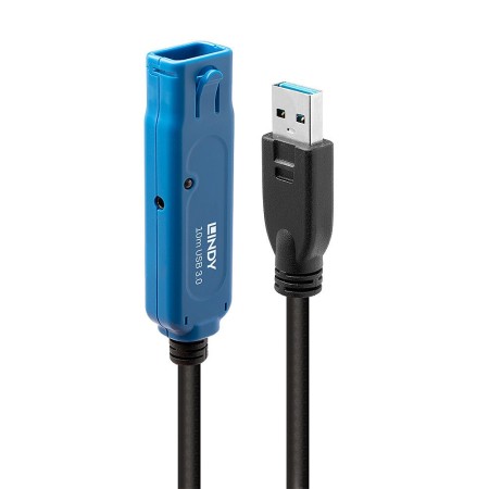 Lindy 43157 câble USB 10 m USB 3.2 Gen 1 (3.1 Gen 1) USB A Noir