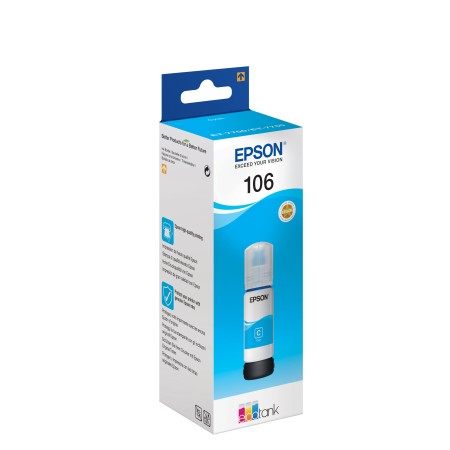 Epson 106 EcoTank Cyan ink bottle