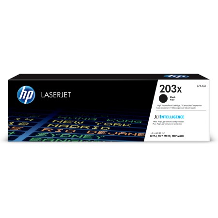 HP 203X cartouche de toner LaserJet noir grande capacité authentique