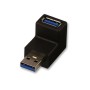 Lindy 71261 changeur de genre de câble USB 3.0 Noir