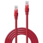 Lindy 48033 câble de réseau Rouge 2 m Cat6 U UTP (UTP)