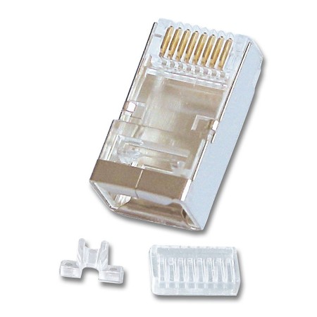 Lindy 62435 connecteur de fils RJ-45 8-pin cat.6 Gris