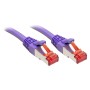 Lindy Rj45 Rj45 Cat6 0.3m câble de réseau Violet 0,3 m S FTP (S-STP)