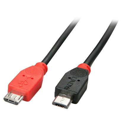 Lindy 31760 câble USB 2 m USB 2.0 Micro-USB B Noir