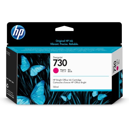 HP Cartouche d’encre 730 DesignJet magenta, 130 ml