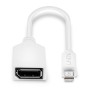 Lindy 41021 câble DisplayPort 0,15 m Mini DisplayPort Blanc