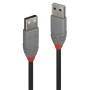 Lindy 36692 câble USB 1 m USB 2.0 USB A Noir, Gris