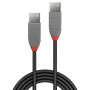 Lindy 36692 câble USB 1 m USB 2.0 USB A Noir, Gris