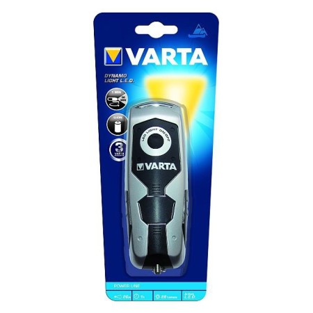 Varta Dynamo Light LED Noir, Gris Lampe torche