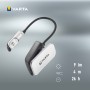 Varta 16618 Noir, Argent Lampe-torche à cliper LED