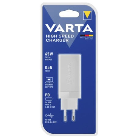 Varta 57956 101 401 chargeur d'appareils mobiles Universel Blanc Secteur Charge rapide Intérieure