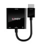 Lindy 38285 câble vidéo et adaptateur 0,1 m HDMI Type A (Standard) VGA (D-Sub) Noir