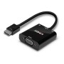 Lindy 38285 câble vidéo et adaptateur 0,1 m HDMI Type A (Standard) VGA (D-Sub) Noir