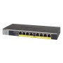 NETGEAR GS108LP Non-géré Gigabit Ethernet (10 100 1000) Connexion Ethernet, supportant l'alimentation via ce port (PoE) 1U