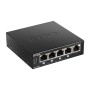 D-Link DGS-1005P E commutateur réseau Non-géré Gigabit Ethernet (10 100 1000) Connexion Ethernet, supportant l'alimentation via