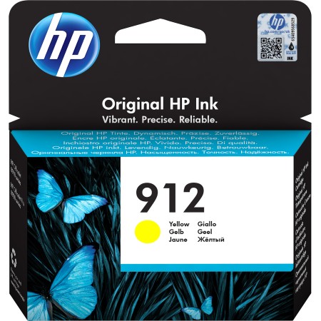 HP 912 Cartouche d'encre jaune authentique