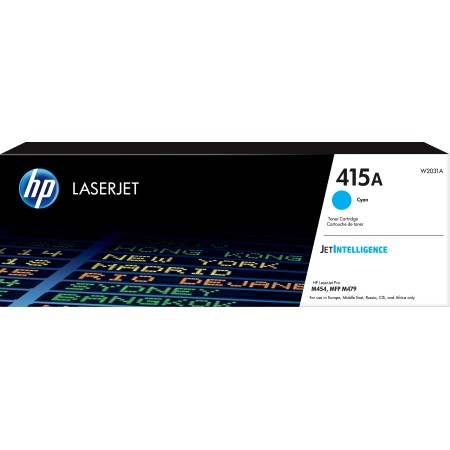 HP 415A Toner cyan LaserJet authentique