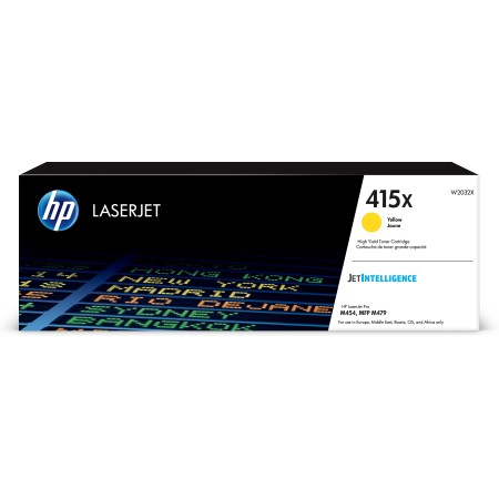 HP 415X Toner jaune LaserJet authentique grande capacité