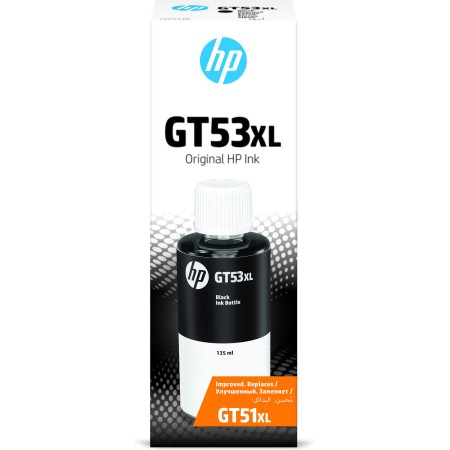 HP Bouteille d'encre noire GT53XL authentique (135 ml)