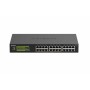 NETGEAR GS324P Non-géré Gigabit Ethernet (10 100 1000) Connexion Ethernet, supportant l'alimentation via ce port (PoE) 1U Noir