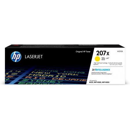 HP Toner jaune LaserJet 207X authentique grande capacité