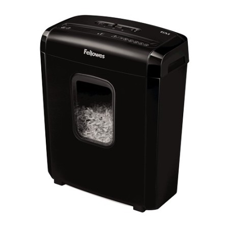 Fellowes Powershred 6M destructeur de papier Découpage par micro-broyage Noir