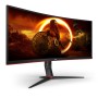 AOC G2 CU34G2X BK LED display 86,4 cm (34") 3440 x 1440 pixels Quad HD Noir, Rouge